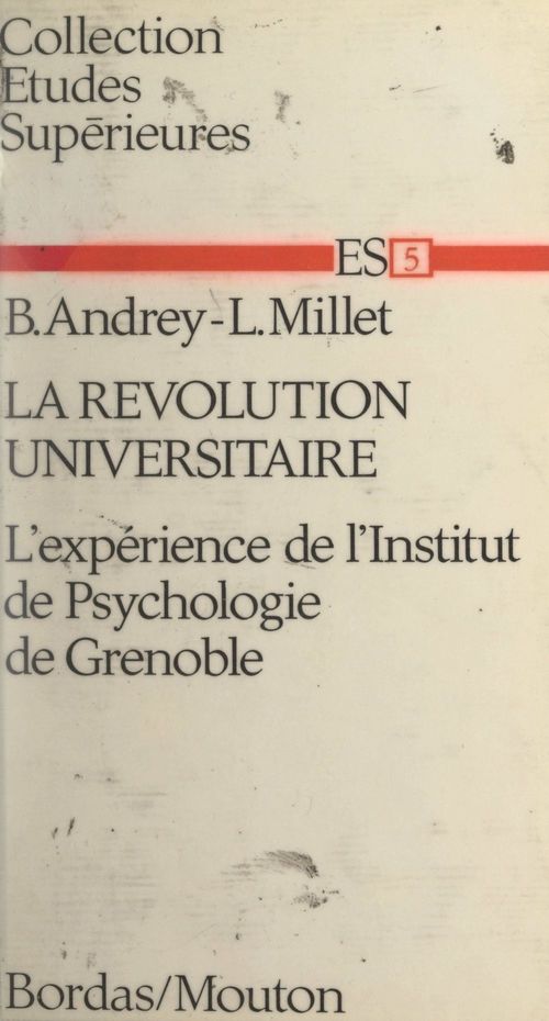 ebook cover of La révolution universitaire, by Bernard Andrey, Louis Millet