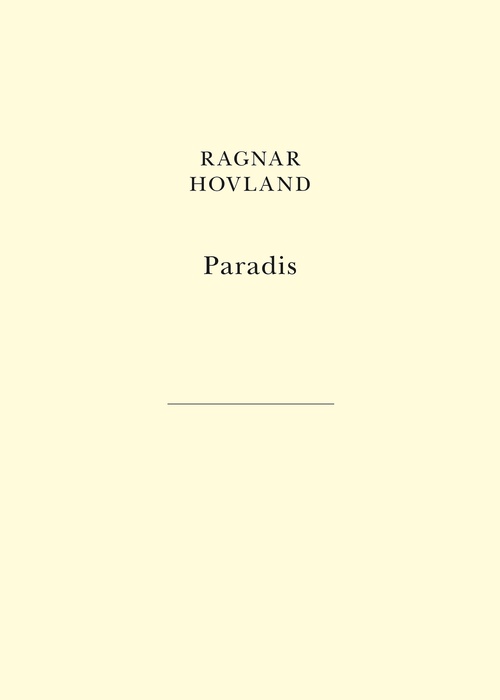 ebook cover of Paradis, by Ragnar Hovland