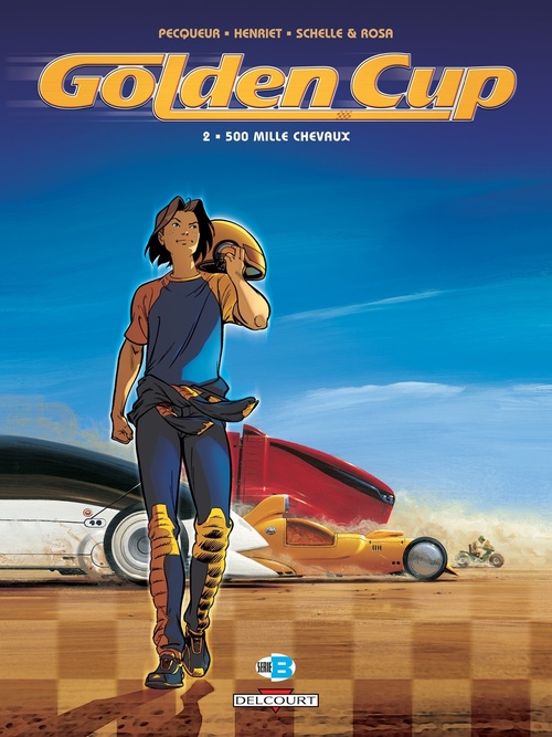 ebook cover of Golden Cup T02 - 500 mille chevaux, by Daniel Pecqueur