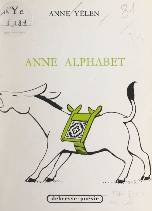 Couverture ebook de Anne Alphabet, de Anne Yelen