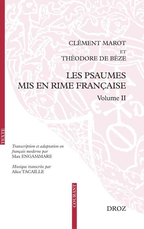 ebook cover of Les Psaumes mis en rime française, by Théodore de Bèze, Clément Marot