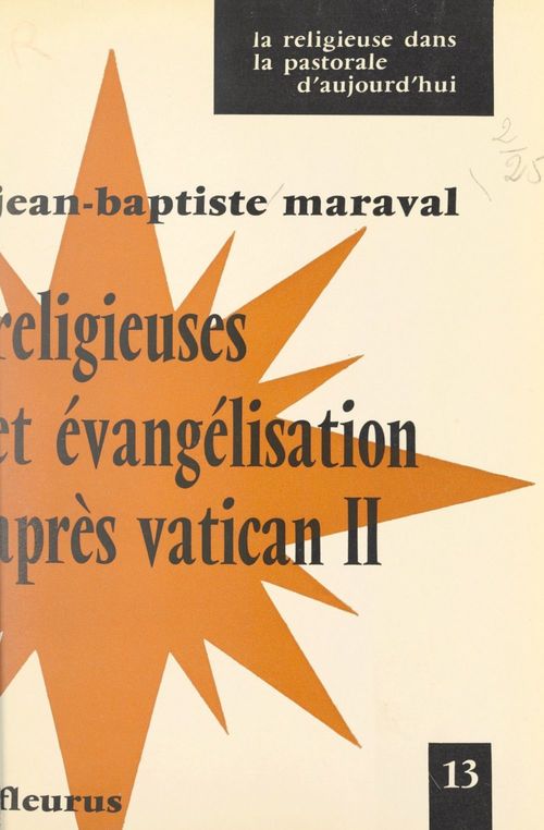 ebook cover of Religieuses et évangélisation après Vatican II, by Jean-Baptiste Maraval