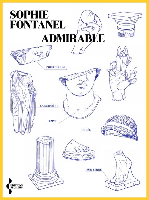 ebook cover of Admirable, l'histoire de la dernière femme ridée sur Terre, by Sophie Fontanel