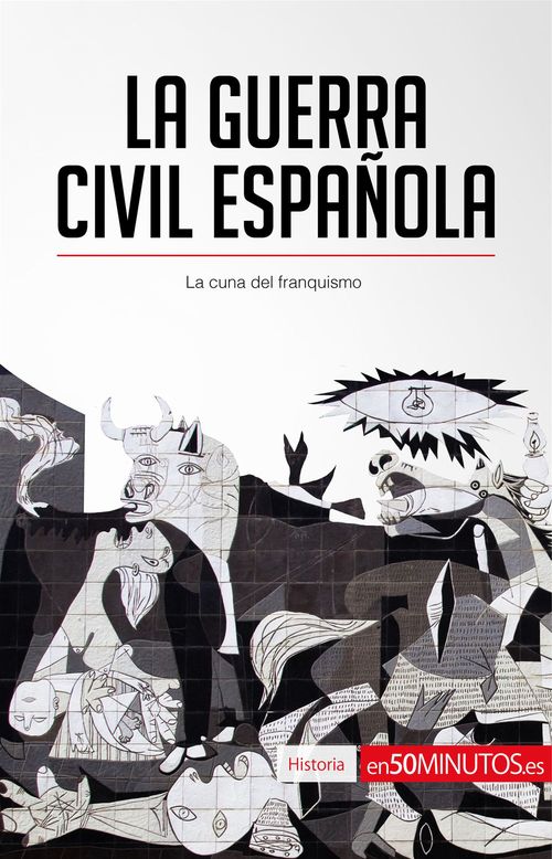 Couverture ebook de La guerra civil española, de 50minutos.Es