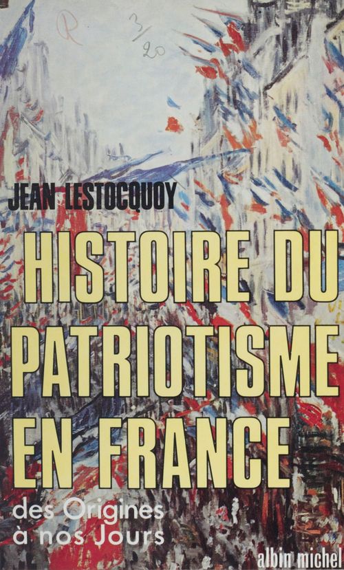 ebook cover of Histoire du patriotisme en France, by Jean Lestocquoy