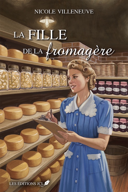 ebook cover of La fille de la fromagère, by Villeneuve Nicole