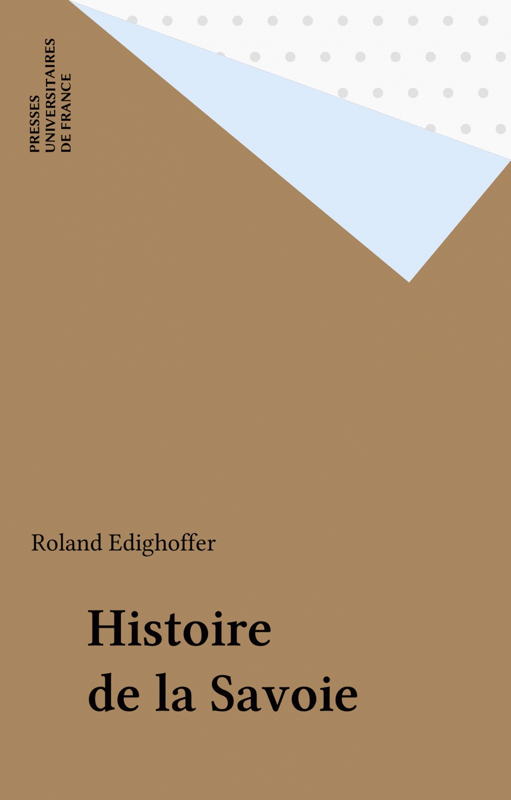 ebook cover of Histoire de la Savoie, by Roland Edighoffer