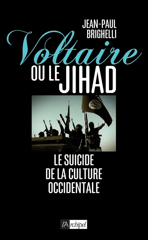 Couverture ebook de Voltaire ou le Jihad, de Jean-Paul Brighelli