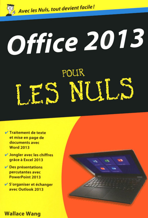 Couverture ebook de Office 2013 Poche pour les Nuls, de Wallace Wang