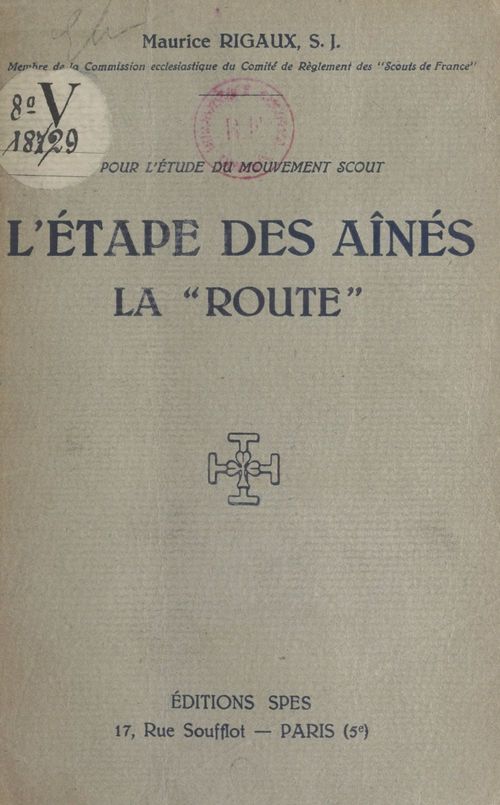 ebook cover of L'étape des aînés, la "Route", by Maurice Rigaux