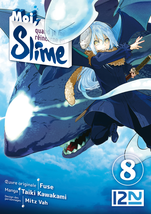 Couverture ebook de Moi, quand je me réincarne en Slime - tome 8, de Fuse, Taiki Kawakami, Mitz Vah