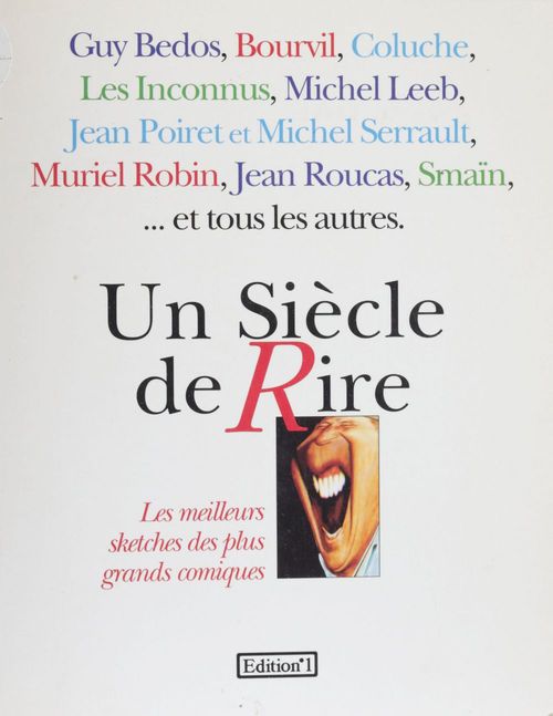 Couverture ebook de Un siècle de rire, de Collectif