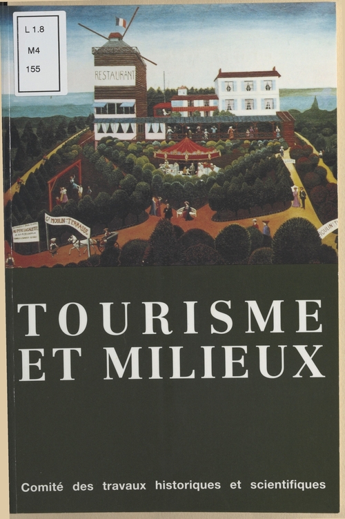 Couverture ebook de Tourisme et Milieux, de Collectif