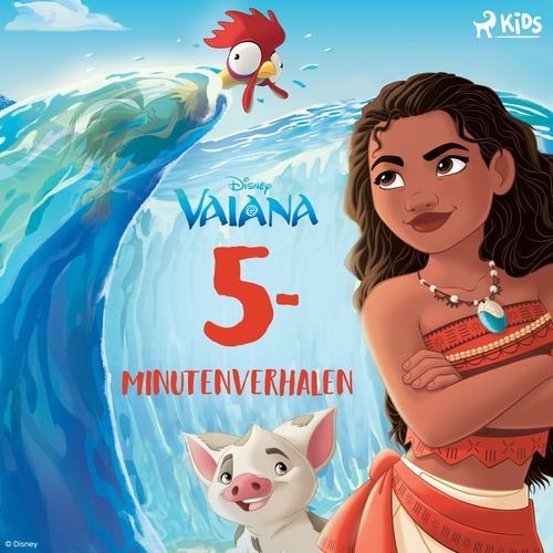 Couverture audiobook de Vaiana 5-minutenverhalen, de Disney