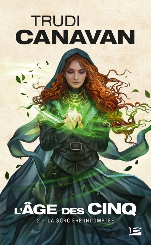 Couverture ebook de L'Âge des Cinq, T2 : La Sorcière indomptée, de Trudi Canavan