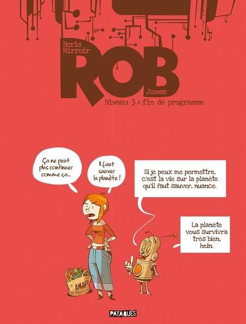Couverture ebook de Rob Niveau T03 - Fin de programme, de James