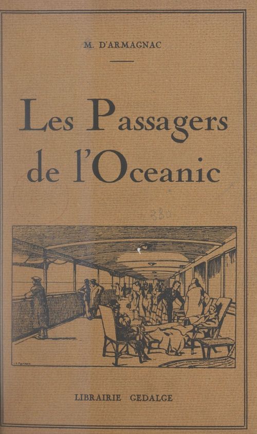 Couverture ebook de Les passagers de l'Océanic, de Marguerite-Marie D'Armagnac