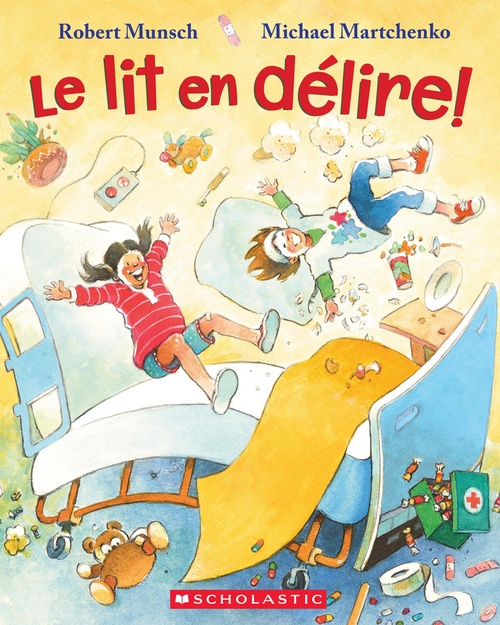 Couverture ebook de Le lit en délire!, de Robert Munsch