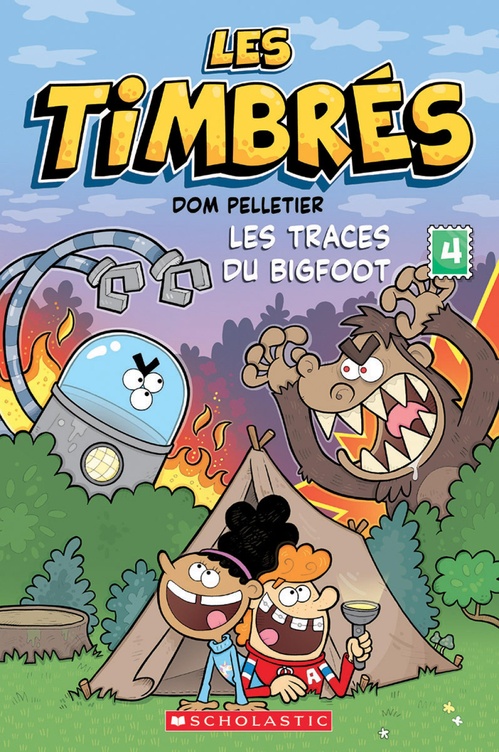 ebook cover of Les timbrés : N° 4 - Les traces du Bigfoot, by Dom Pelletier