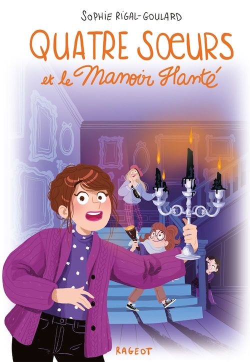 Couverture ebook de Quatre soeurs et le manoir hanté, de Sophie Rigal-Goulard