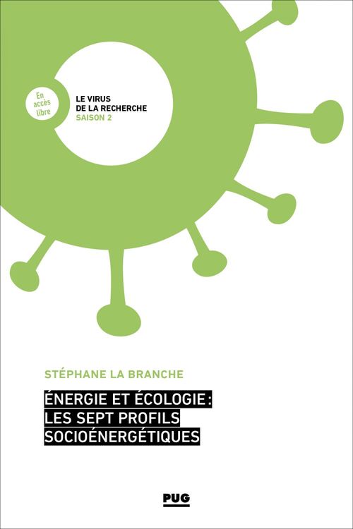 Couverture ebook de Energie et écologie : les sept profils socio-énergétiques, de Stephane Labranche