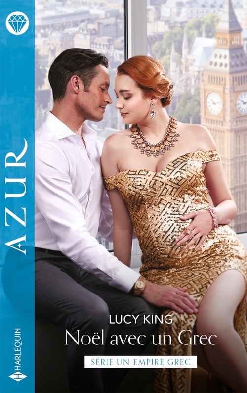 Couverture ebook de Noël avec un Grec, de Lucy King