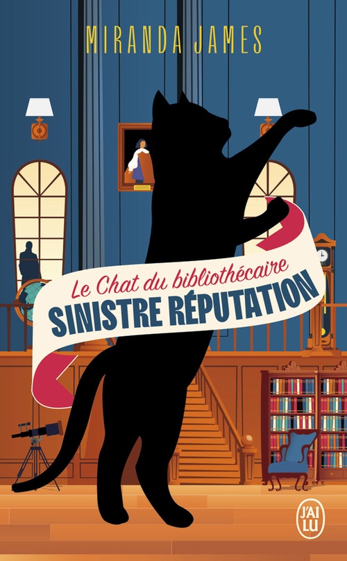 ebook cover of Le Chat du bibliothécaire (Tome 4) - Sinistre réputation, by Miranda James