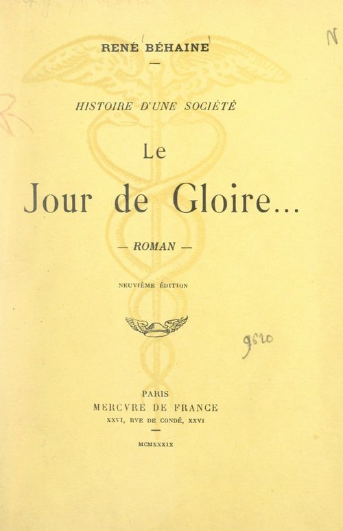 Couverture ebook de Histoire d'une société (12), de Rene Behaine