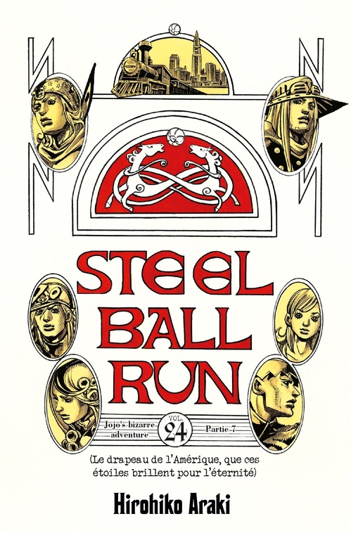 ebook cover of Jojo's - Steel Ball Run T24, by Hirohiko Araki