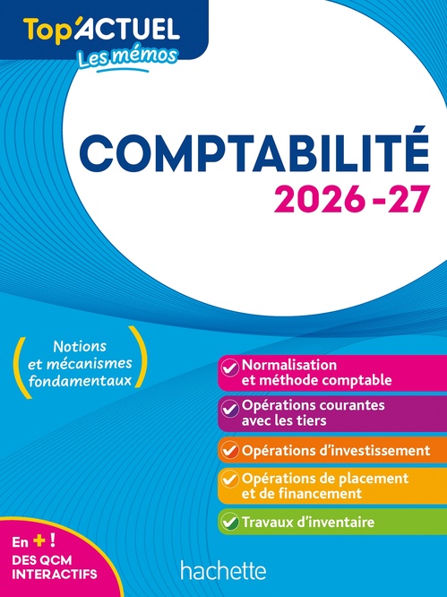 Couverture ebook de Top'Actuel Comptabilité  2026-2027, de Gilles Meyer