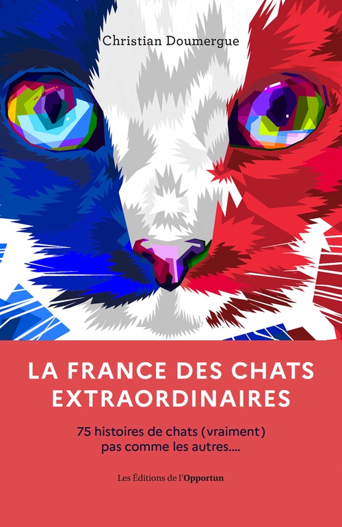 ebook cover of La France des chats extraordinaires - 75 histoires de chats (vraiments) pas comme les autres..., by Christian Doumergue