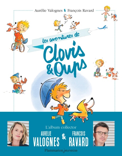 ebook cover of Les aventures de Clovis & Oups, by François Ravard, Aurélie Valognes