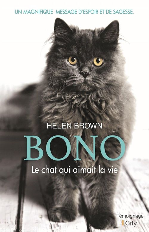 Couverture ebook de Bono le chat qui aimait la vie, de Helen Brown