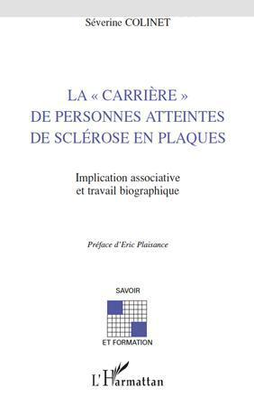 ebook cover of La "carrière" de personnes atteintes de sclérose en plaques, by Séverine Colinet