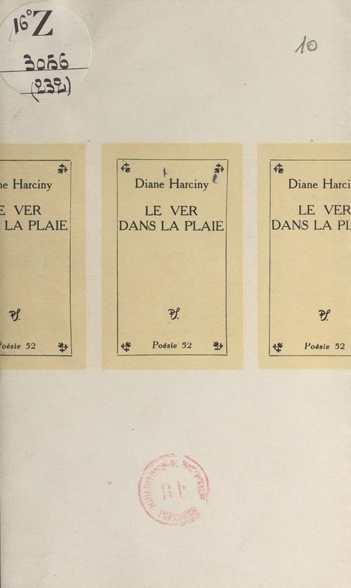 Couverture ebook de Le ver dans la plaie, de Diane Harciny