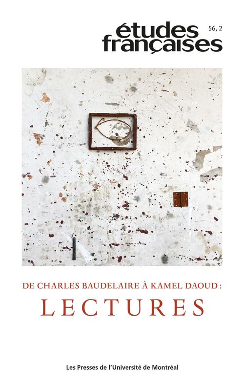 ebook cover of Études françaises. Volume 56, numéro 2, 2020, by Edoardo Cagnan, Louis-Daniel Godin, Benoît Melancon, Stefana Squatrito, Patrick Thériault, Stéphane Vachon, Valérie