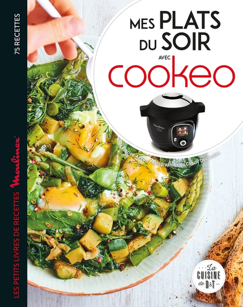 Couverture ebook de Plats du soir avec cookeo, de Séverine Augé