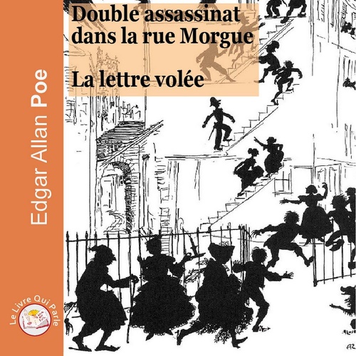 audiobook cover of Double assassinat dans la rue morgue / la lettre volée, by Collectif, Edgar Poe