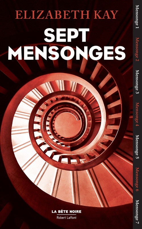 Couverture ebook de Sept mensonges, de Elizabeth Kay