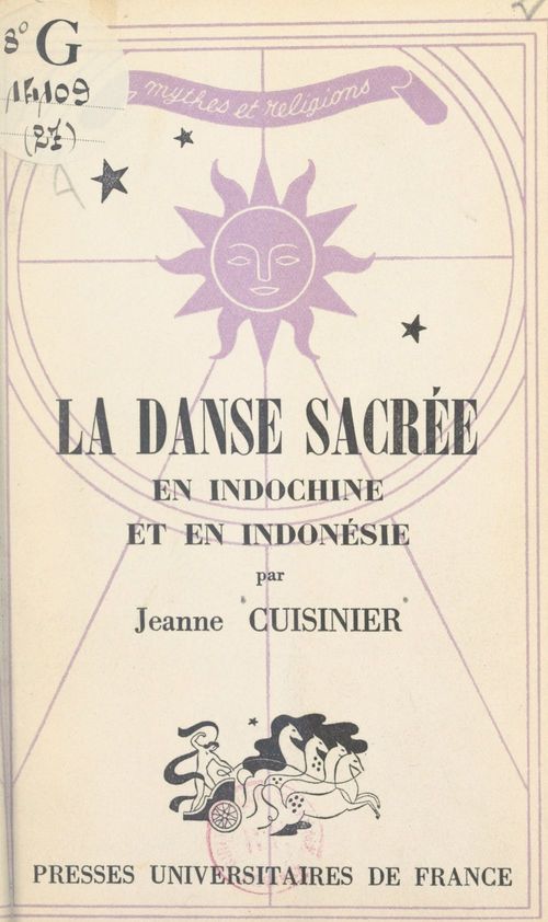 Couverture ebook de La danse sacrée en Indochine et en Indonésie, de Jeanne Cuisinier
