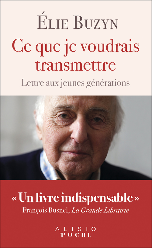 ebook cover of Ce que je voudrais transmettre, by Elie Buzyn