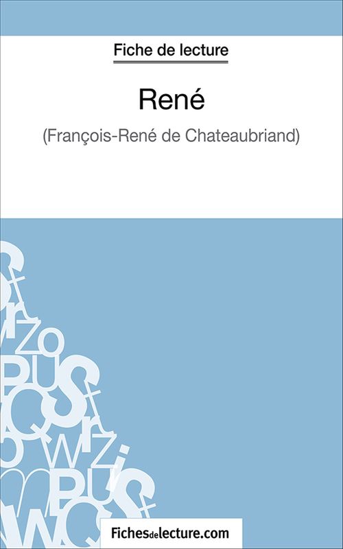 ebook cover of René, by Laurence Binon, Fichesdelecture.Com
