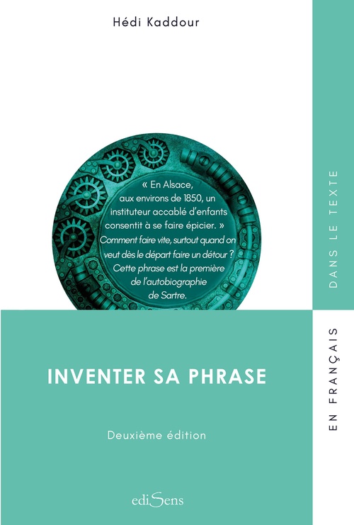 Couverture ebook de Inventer sa phrase, de Hédi Kaddour
