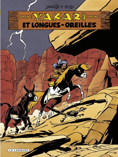 Couverture ebook de Yakari - Tome 27 - Yakari et Longues-Oreilles, de Job, Derib