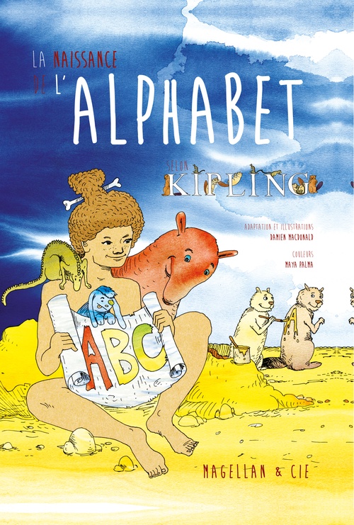 Couverture ebook de La naissance de l'alphabet, de Damien Macdonald