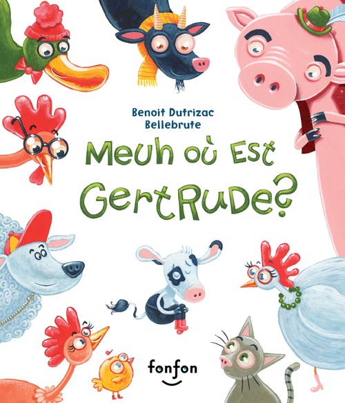 Couverture ebook de Meuh où est Gertrude ?, de Benoit Dutrizac