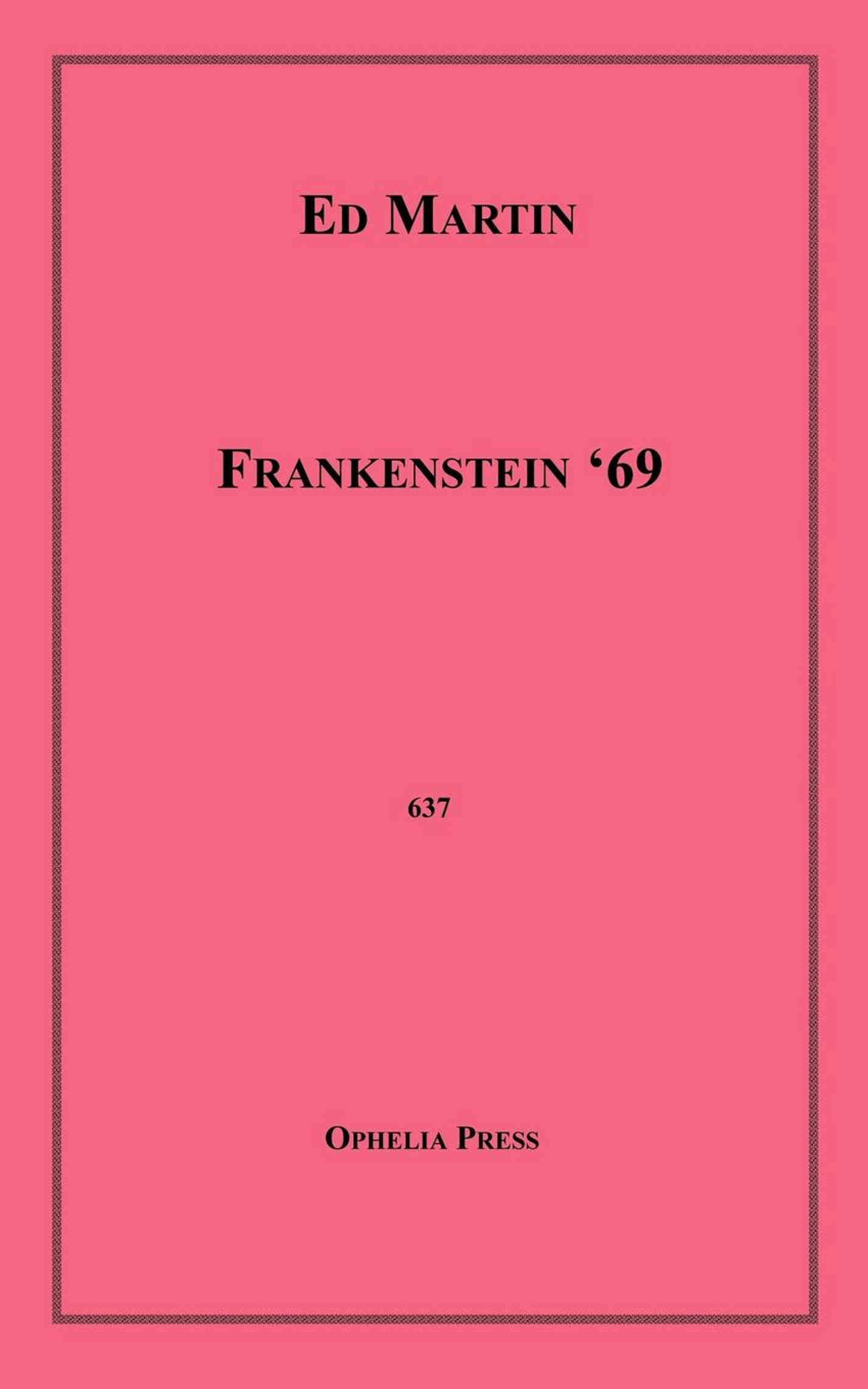 Couverture ebook de Frankenstein '69, de Ed Martin