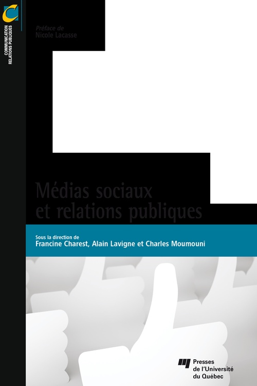 Couverture ebook de Médias sociaux et relations publiques, de Collectif