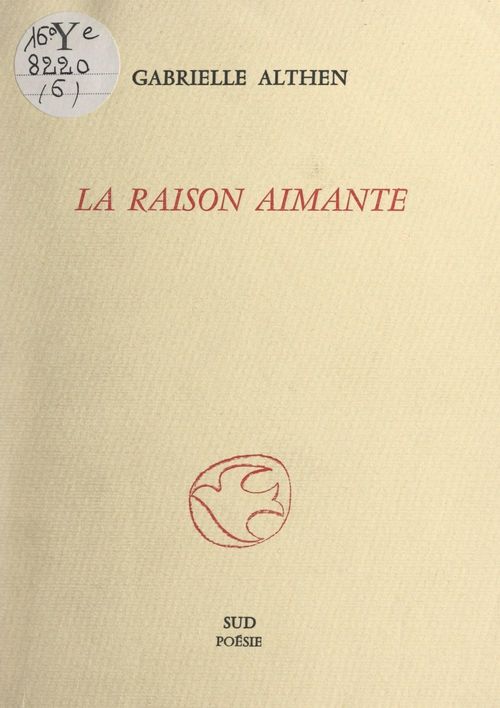 Couverture ebook de La raison aimante, de Gabrielle Althen