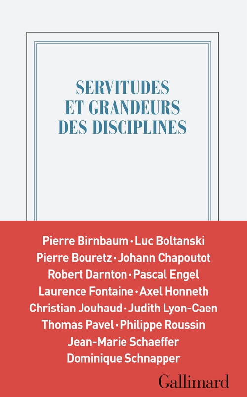 ebook cover of Servitudes et grandeurs des disciplines, by Collectifs